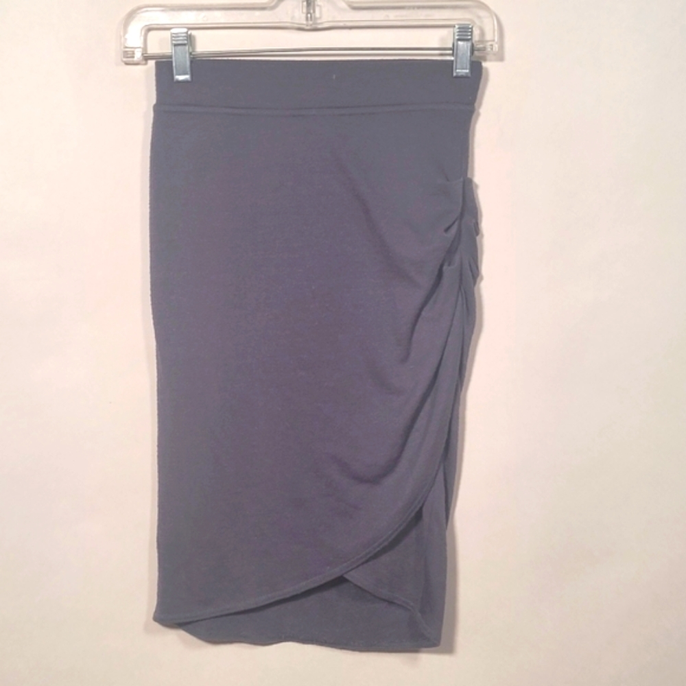 Wilfred Free Blue-Grey Knit Tulip Skirt US XXS